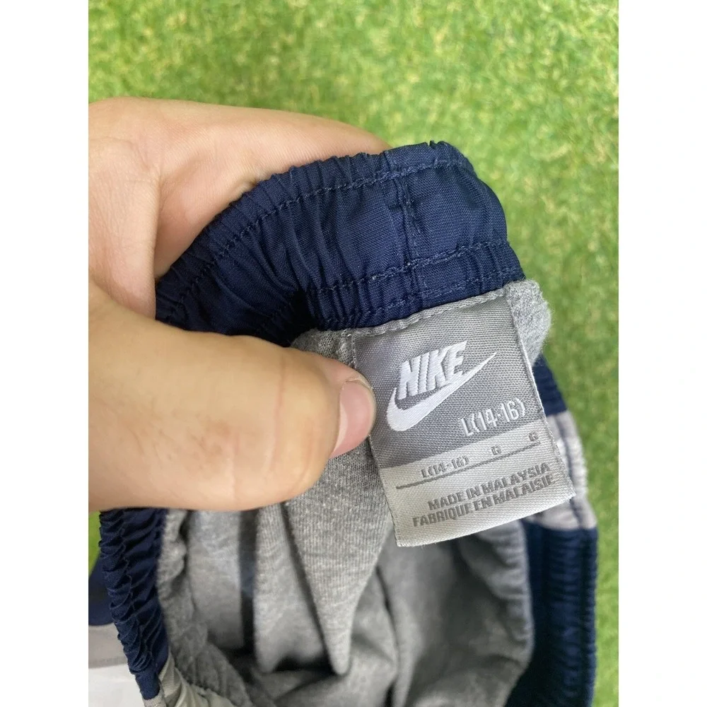 Nike Cargo Sweatpants Youth Large Windbreaker Track Pants Fleece Lined